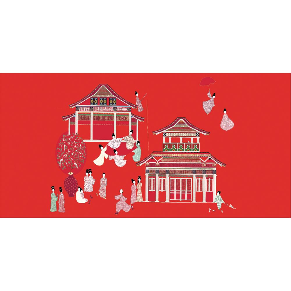 Other wall decoration - Pagoda Wallpaper - LALA CURIO LIMITED