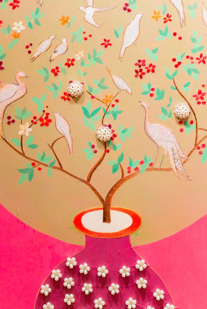 Other wall decoration - Pagoda Wallpaper - LALA CURIO LIMITED