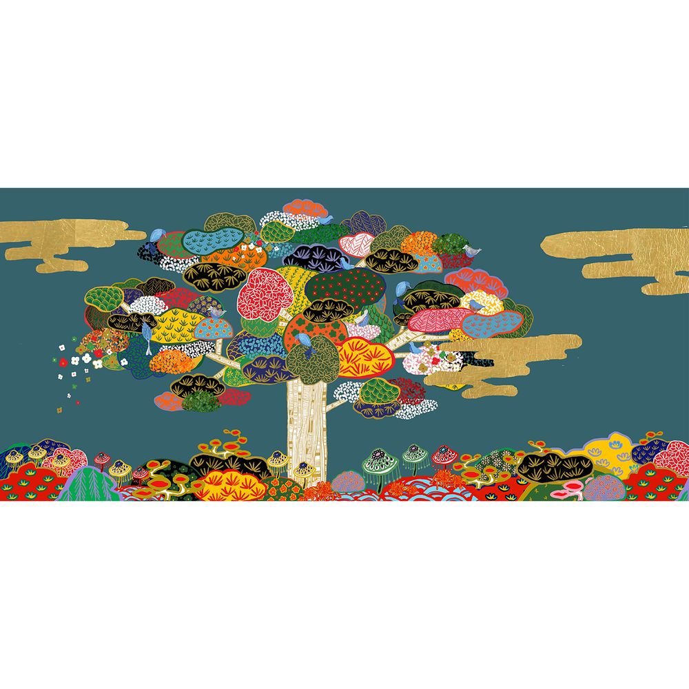 Autres décorations murales - Fond d'écran Cloud Arbre - LALA CURIO LIMITED