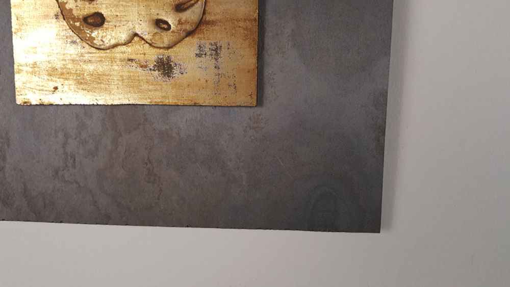 Autres décorations murales - Art mural inspiré de la nature et respectueux de l'environnement. Sujet : Feuille de Monstera en finition or antique - VEN AESTHETIC CREATIONS