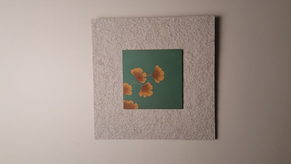 Other wall decoration - Eco - Friendly & Nature Inspired Wall Artworks. Subject: Hand Painted Floral Pattern - VEN AESTHETIC CREATIONS