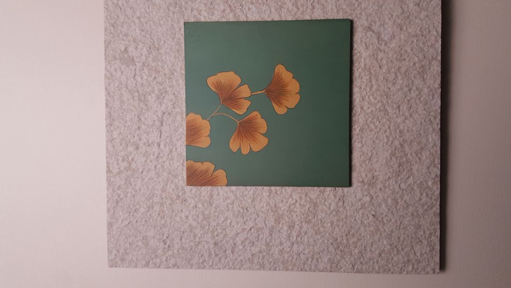 Other wall decoration - Eco - Friendly & Nature Inspired Wall Artworks. Subject: Hand Painted Floral Pattern - VEN AESTHETIC CREATIONS