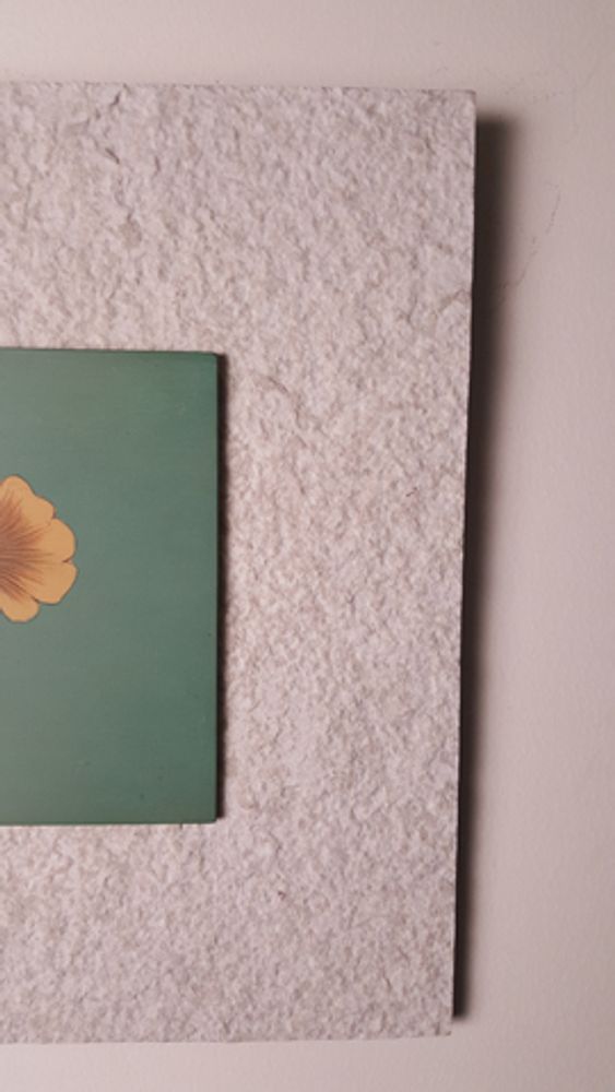 Other wall decoration - Eco - Friendly & Nature Inspired Wall Artworks. Subject: Hand Painted Floral Pattern - VEN AESTHETIC CREATIONS