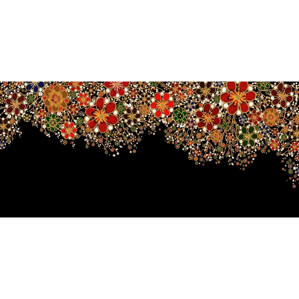 Autres décorations murales - Papier peint Fleur de minuit - LALA CURIO LIMITED