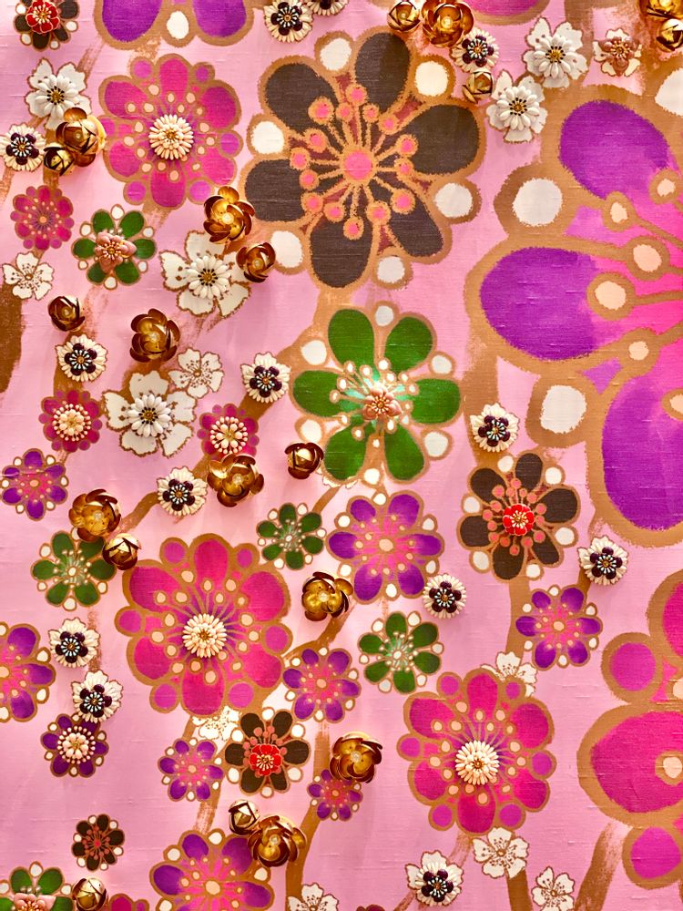 Autres décorations murales - Papier peint Fleur de minuit - LALA CURIO LIMITED