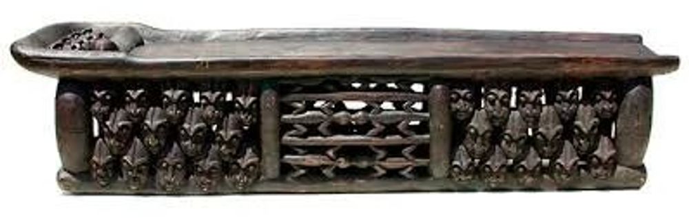 Decorative objects - Bamileke bed and Senufu bed or bed or decorative object or furniture - HOME DECOR FR