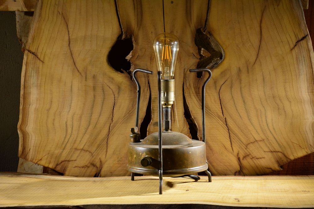 Objets design - Lampe à gaz recyclé - MAISON ZOE