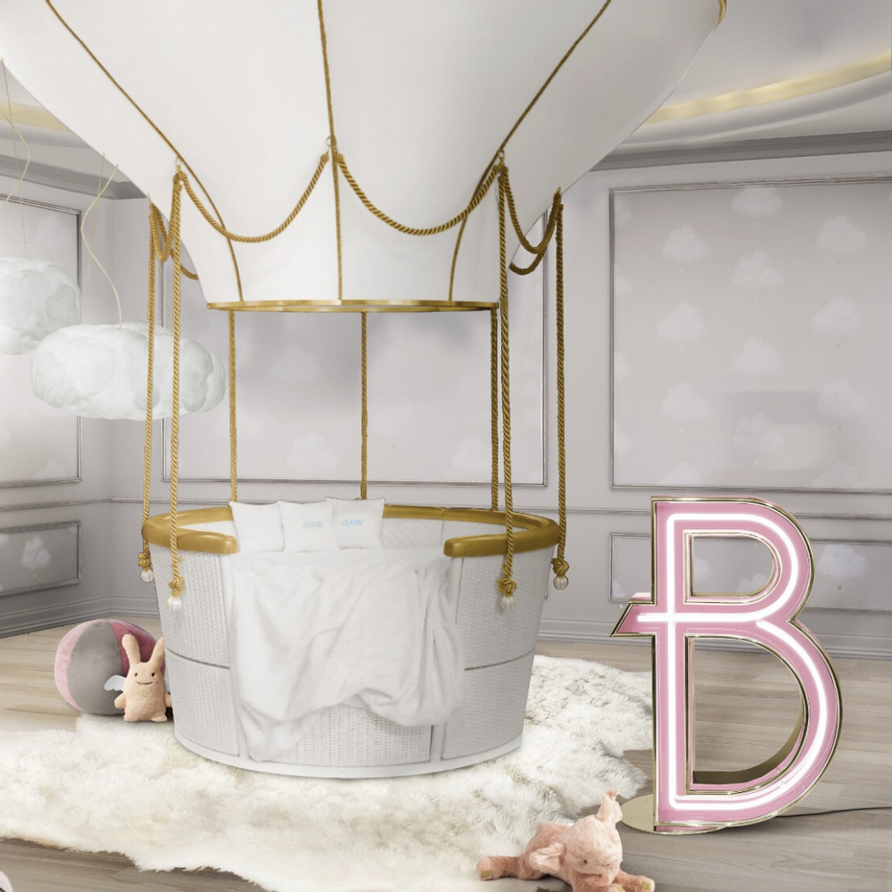 Children's lighting - LETTER B | FLOOR or WALL LAMP - CIRCU