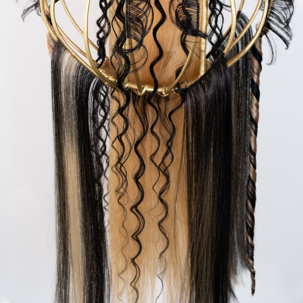 Decorative objects - QUEEN CREOLE suspended lamp - MICKI CHOMICKI HAIR BRUT