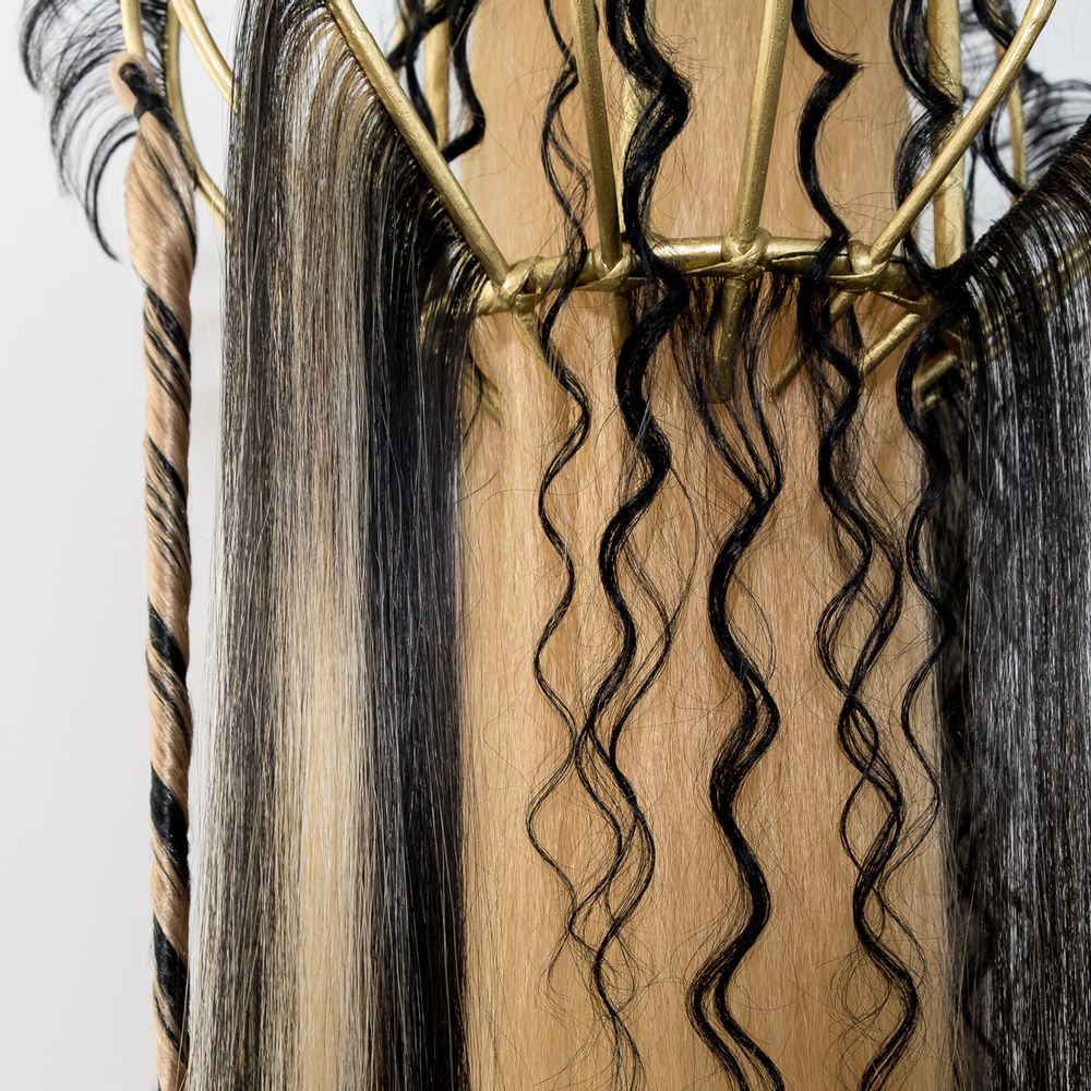 Decorative objects - QUEEN CREOLE suspended lamp - MICKI CHOMICKI HAIR BRUT