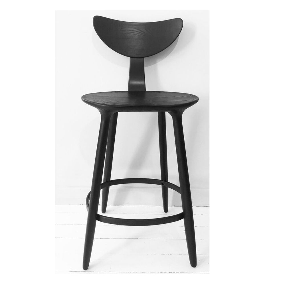 Meubles de cuisines  - Chaise de Bar Daiku en Frêne teinté par Victoria Magniant  - VICTORIA MAGNIANT POUR GALERIE V