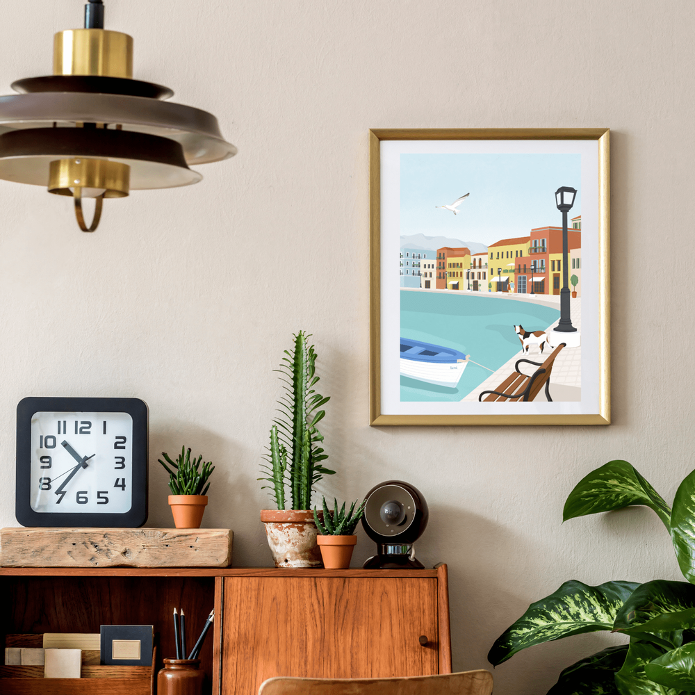 Affiches - Affiche NO.5 : Chania par Wabi-Sabi - WABI-SABI