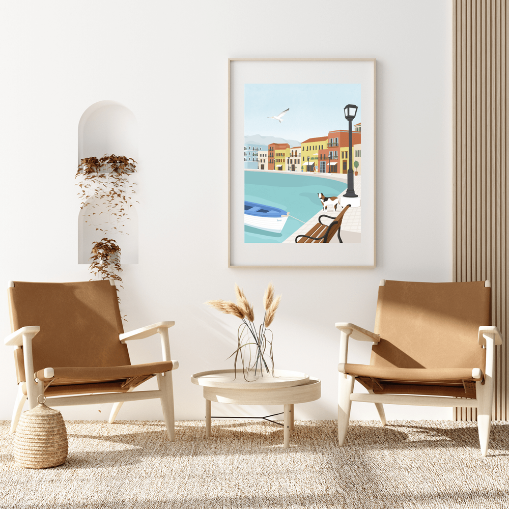 Affiches - Affiche NO.5 : Chania par Wabi-Sabi - WABI-SABI