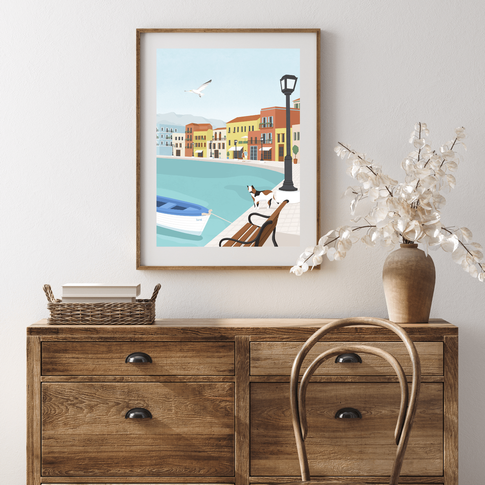 Affiches - Affiche NO.5 : Chania par Wabi-Sabi - WABI-SABI
