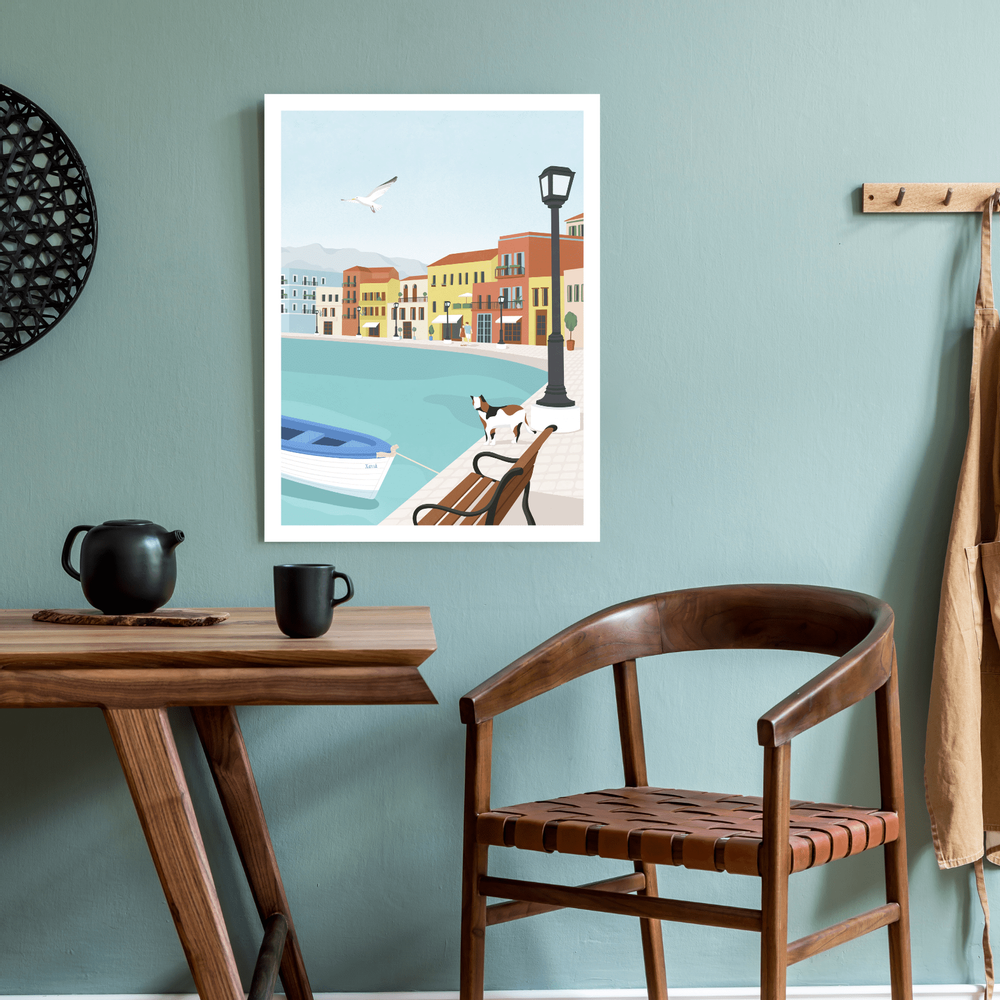 Affiches - Affiche NO.5 : Chania par Wabi-Sabi - WABI-SABI