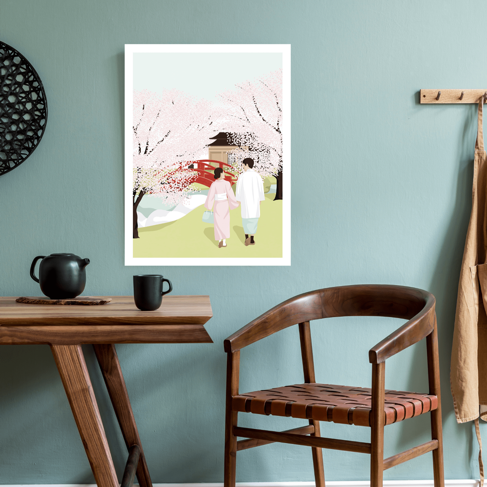 Affiches - Affiche NO.11 : Hanami par Wabi-Sabi - WABI-SABI