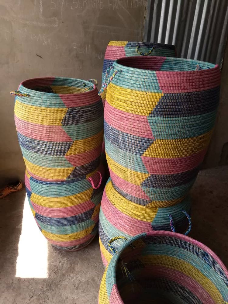 Objets de décoration - Paniers africains ou panier wolof ou panier sénégalais - HOME DECOR FR