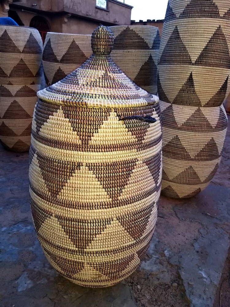 Objets de décoration - Paniers africains ou panier wolof ou panier sénégalais - HOME DECOR FR