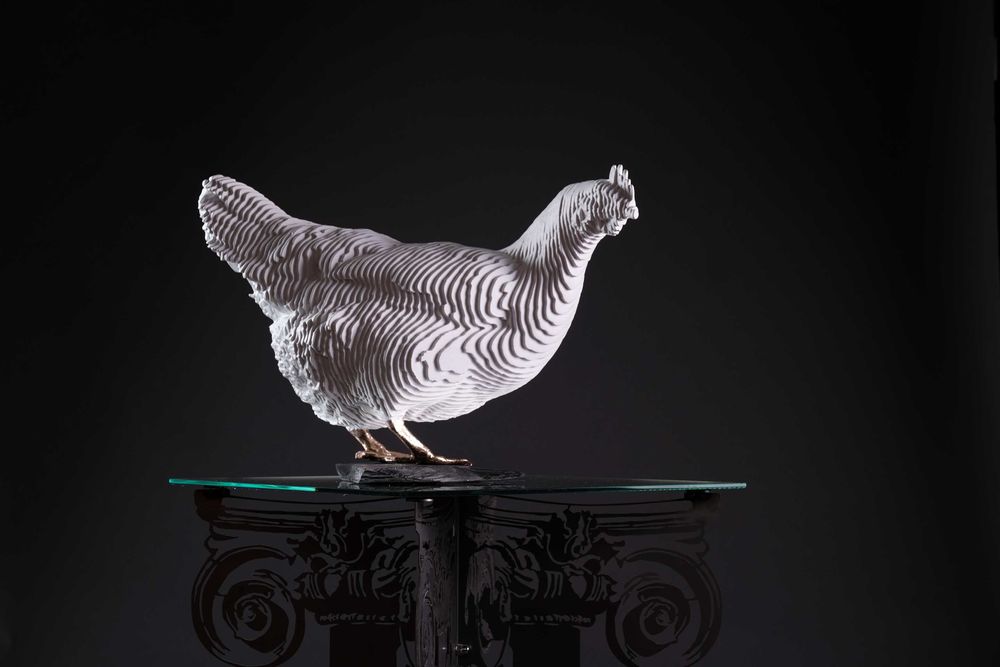Sculptures, statuettes and miniatures - Sculpture The Hen - MICHEL AUDIARD