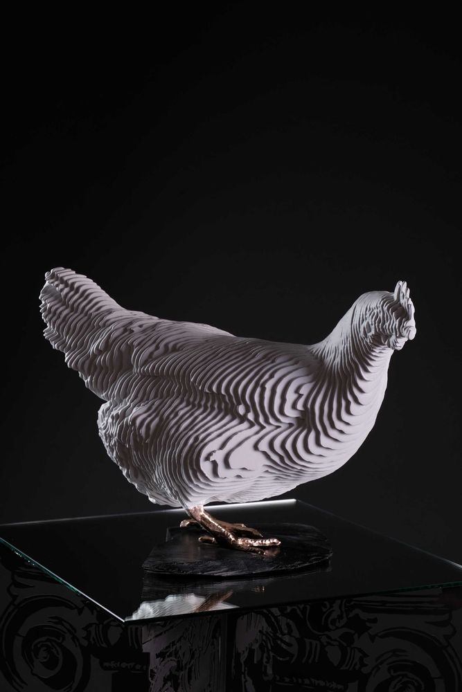 Sculptures, statuettes and miniatures - Sculpture The Hen - MICHEL AUDIARD