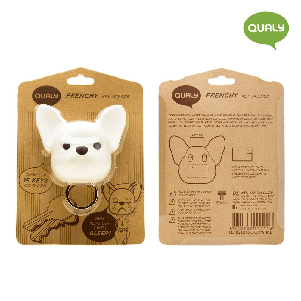 Stationery - Neko Keyring : Key Ring Collection Decorate Home Organizer - QUALY DESIGN OFFICIAL