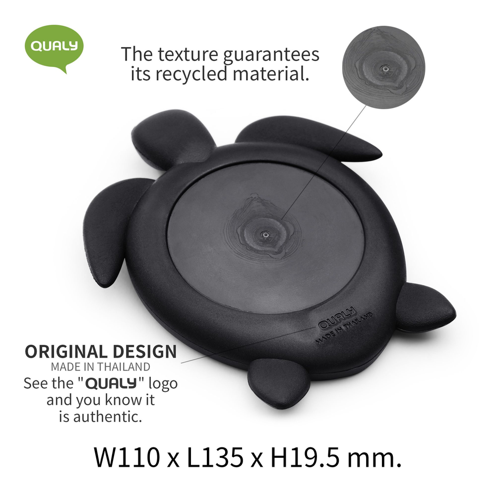Kitchens furniture - Save The Turtle Coaster : Made from Recycled Plastic |Eco-Friendly Materials : Ocean Kitchen Collection : 100% recyclable - QUALY DESIGN OFFICIAL