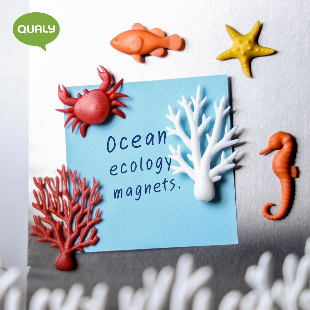 Gifts - Save The Ocean Magnets : Ocean Stationery Collection : Eco-Friendly Material 100% recyclable. - QUALY DESIGN OFFICIAL