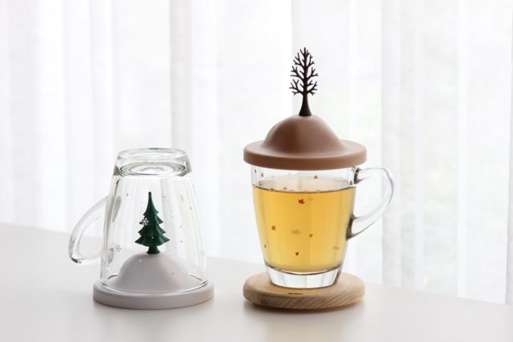 Office sets - Coral Bleaching Mug : Ocean Collection Eco-Friendly Materials Party - QUALY DESIGN OFFICIAL