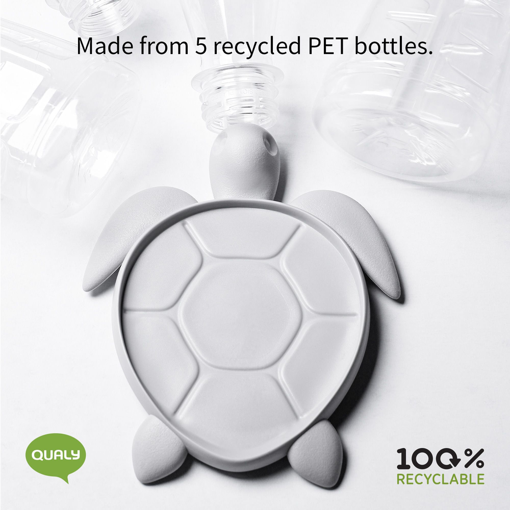 Kitchens furniture - Save The Turtle Coaster : Made from Recycled Plastic |Eco-Friendly Materials : Ocean Kitchen Collection : 100% recyclable - QUALY DESIGN OFFICIAL