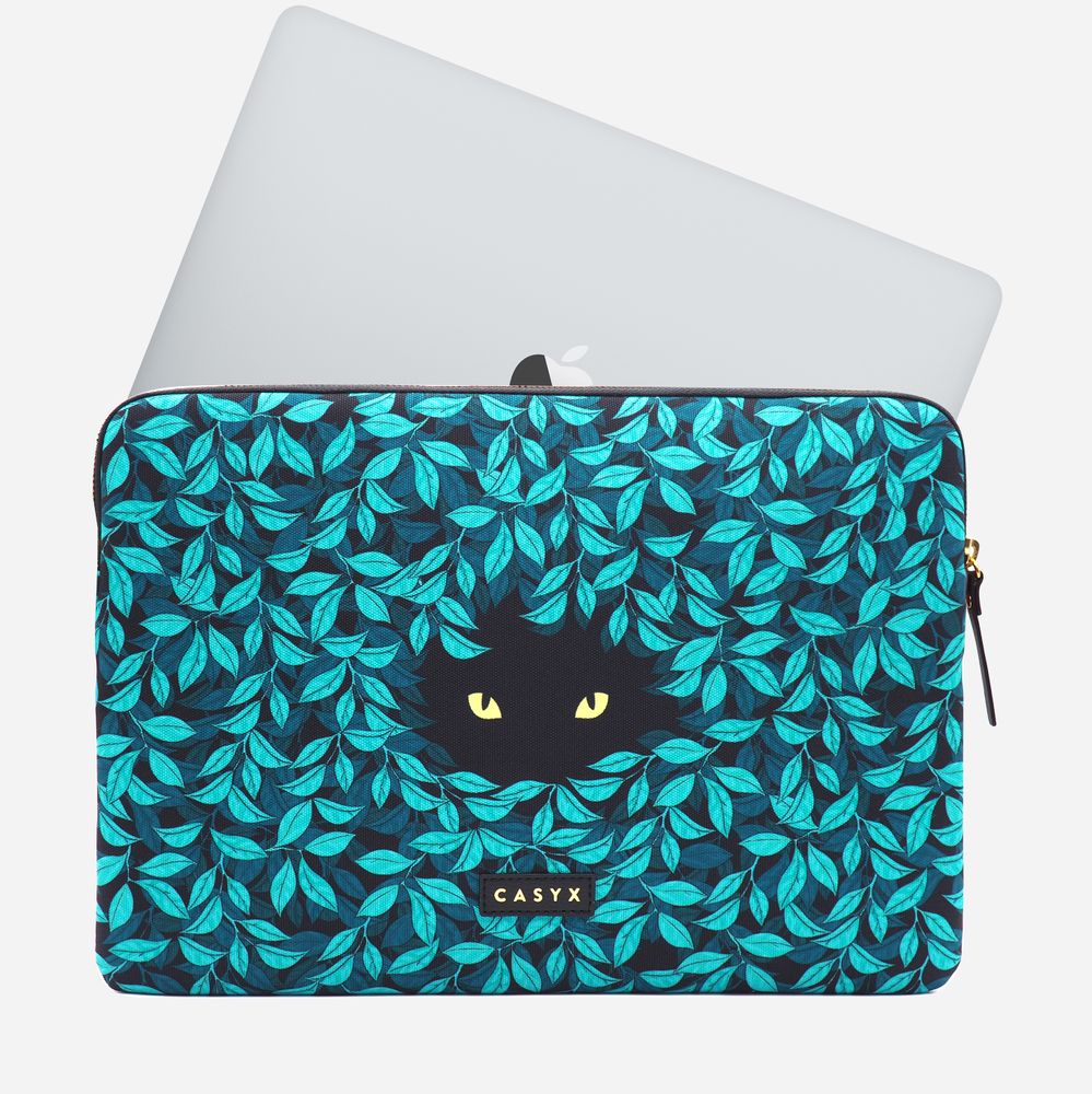 Office sets - Laptop sleeve Macbook iPad : Spying Cat - CASYX