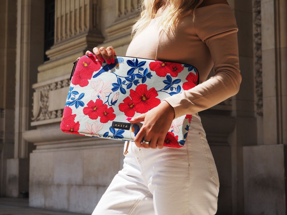 Travel accessories - Laptop sleeve Macbook 13" : Springtime Bloom - CASYX