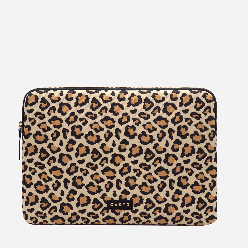 Travel accessories - Laptop sleeve Macbook 13": Savanna Leopard - CASYX