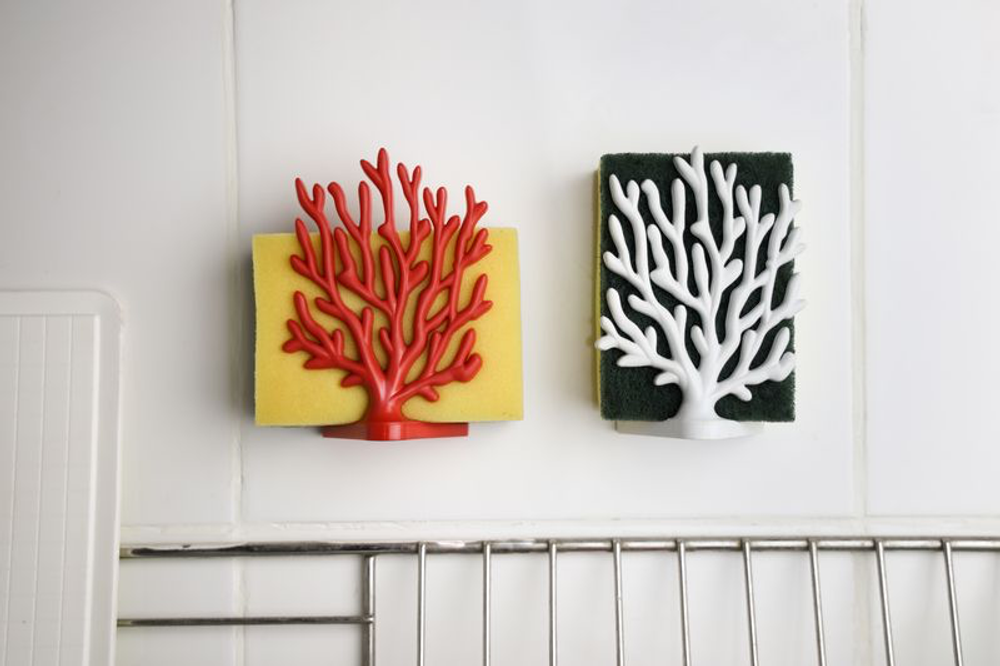 Autres décorations murales - Porte-éponge lapin : Everyday Houseware Kitchen Bath Eco Living Collection 100% recyclable. - QUALY DESIGN OFFICIAL