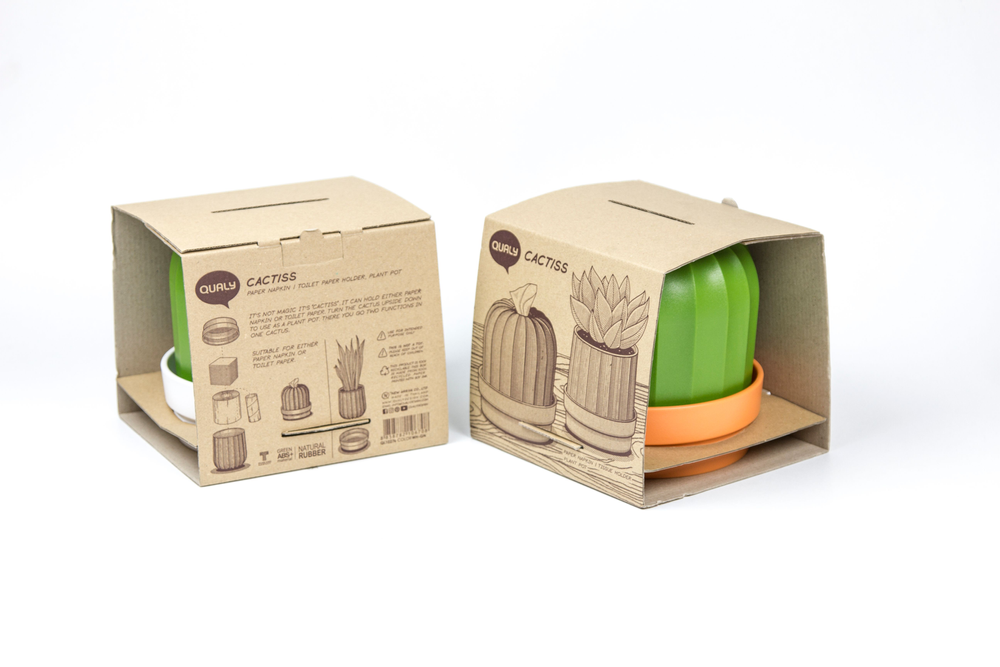 Kitchen utensils - Squirrel Tissue Log Tissue Holder: Everyday Houseware Eco living collection 100% recyclable. - QUALY DESIGN OFFICIAL
