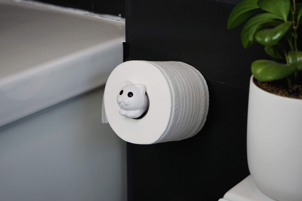 Kitchen utensils - Squirrel Tissue Log Tissue Holder: Everyday Houseware Eco living collection 100% recyclable. - QUALY DESIGN OFFICIAL