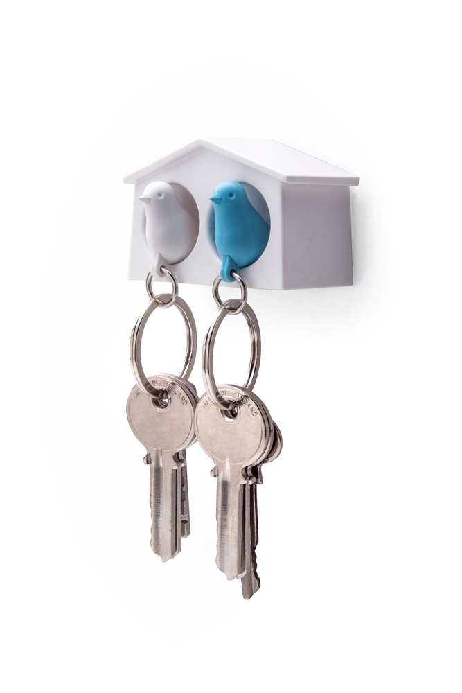 Children's decorative items - Polar Bear Keyring : Iceberg Collection Organizer Keys White Bear - QUALY DESIGN OFFICIAL
