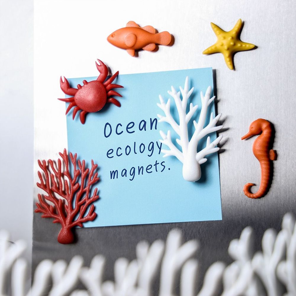 Caskets and boxes - Coral Salt and Pepper Shaker - Ocean Kitchen Collection: Eco-Friendly Materials 100% recyclable - QUALY DESIGN OFFICIAL