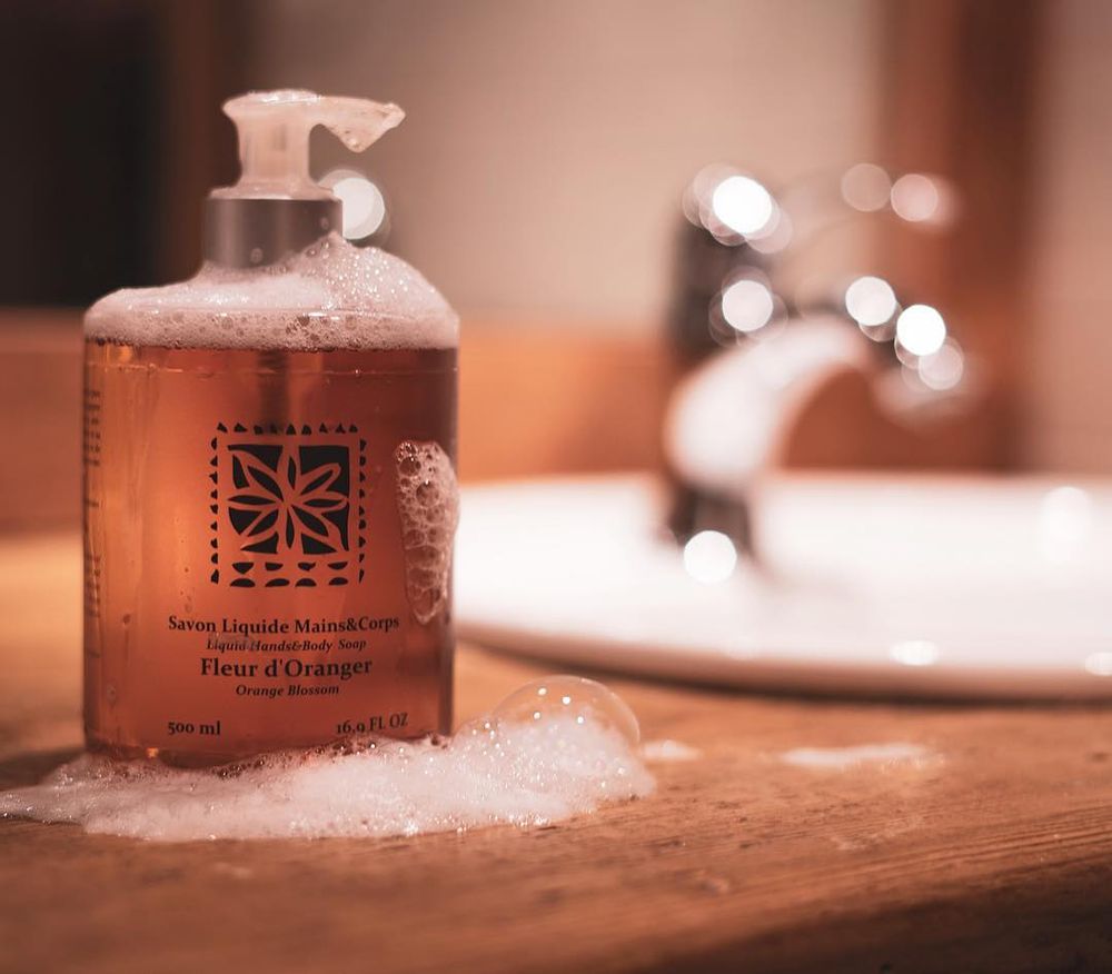 Accessoires à poser - Savon liquide 500ml - AMBIANCES DES ALPES