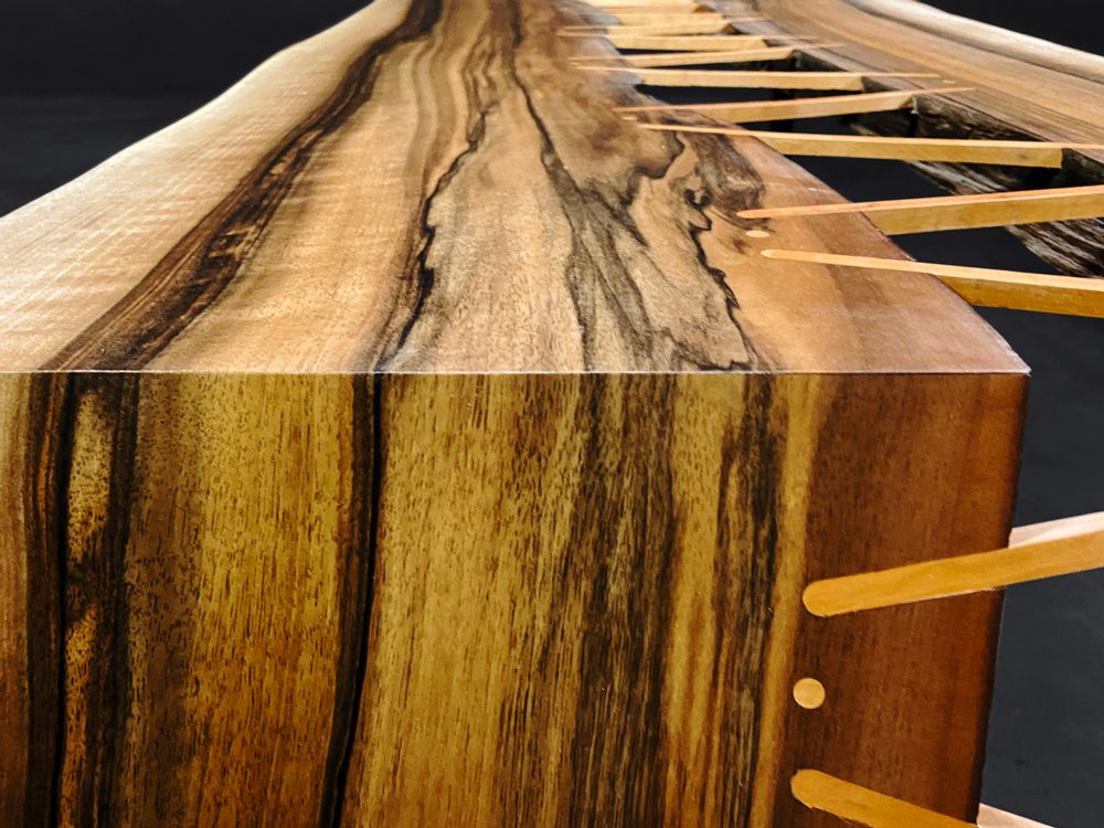 Dining Tables - Table in Burgundy Walnut I Couture Pear - MR LOUIS