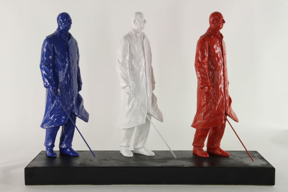 Sculptures, statuettes and miniatures - Sculpture Charles de Gaulle - MICHEL AUDIARD