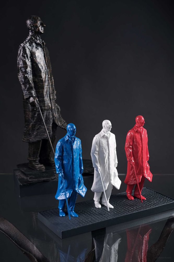 Sculptures, statuettes and miniatures - Sculpture Charles de Gaulle - MICHEL AUDIARD