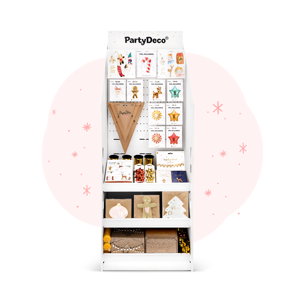 Storage boxes - Paper stand, white, 58x160x40cm - PARTYDECO