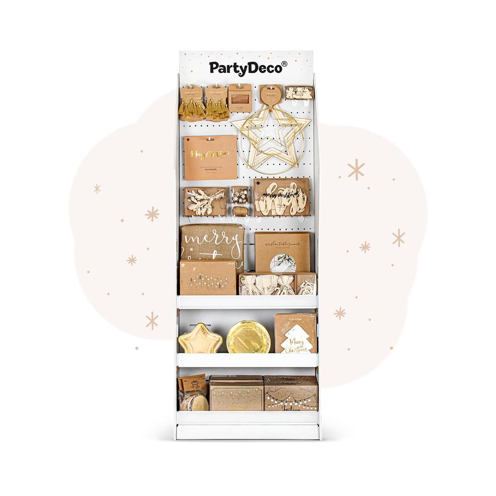 Storage boxes - Paper stand, white, 58x160x40cm - PARTYDECO