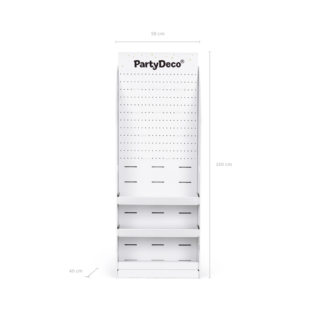 Storage boxes - Paper stand, white, 58x160x40cm - PARTYDECO