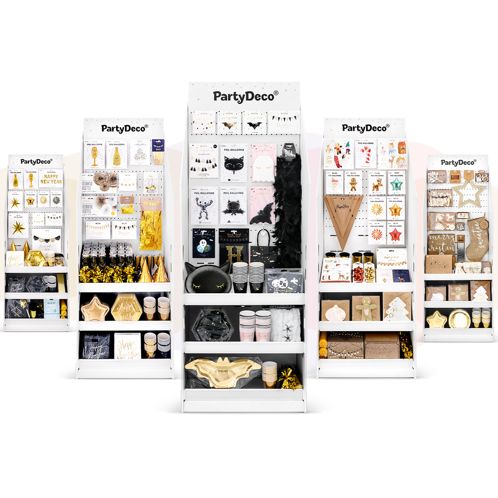 Storage boxes - Paper stand, white, 58x160x40cm - PARTYDECO