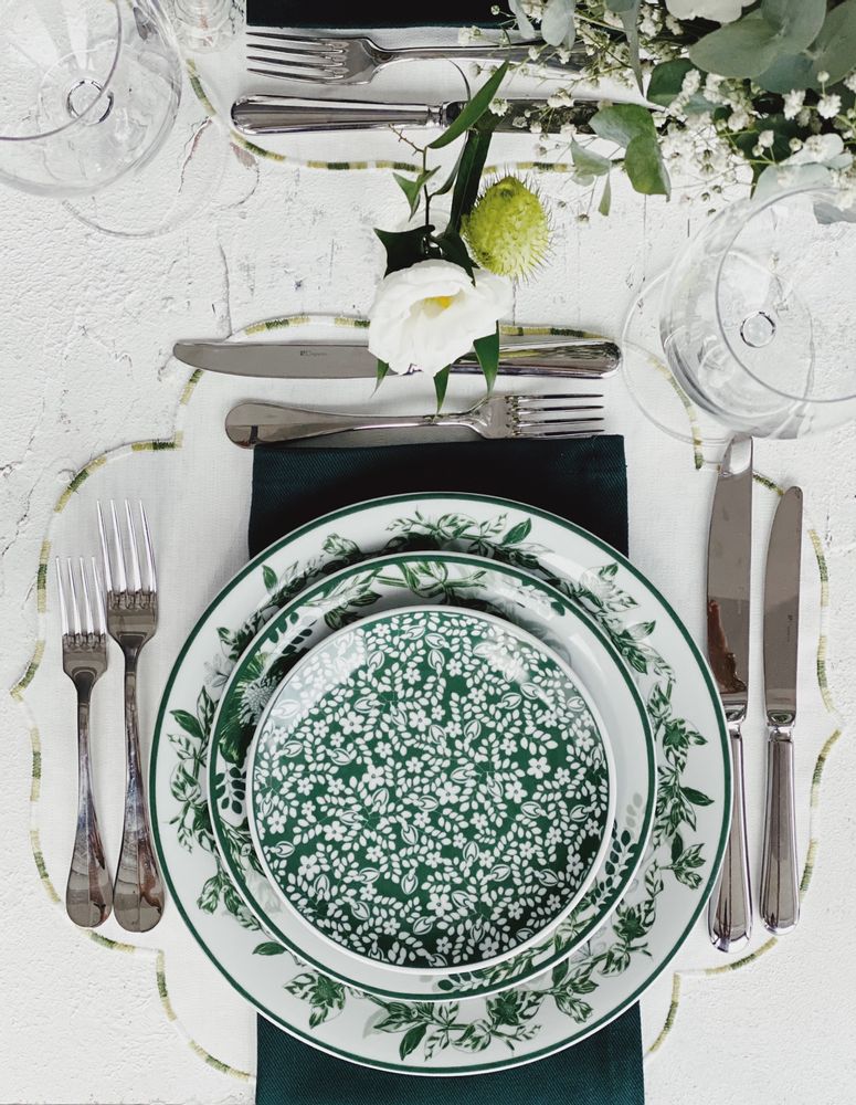 Assiettes au quotidien - Collection de jardins victoriens - FERN&CO.