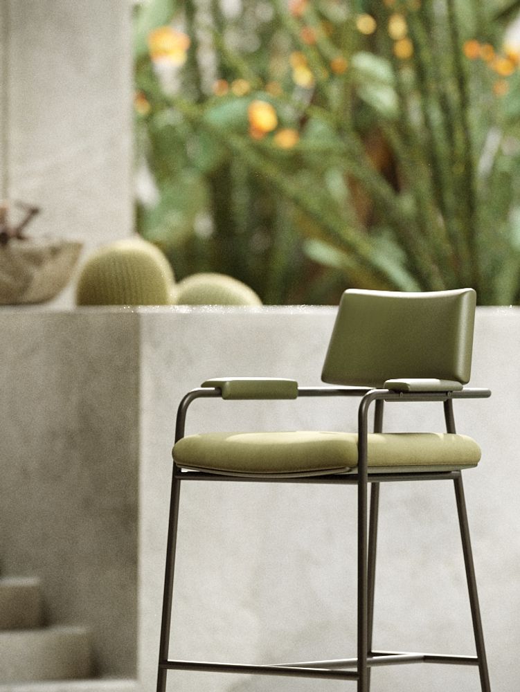 Tabourets pour collectivités - Chaise de bar et de comptoir Stranger - DOMKAPA