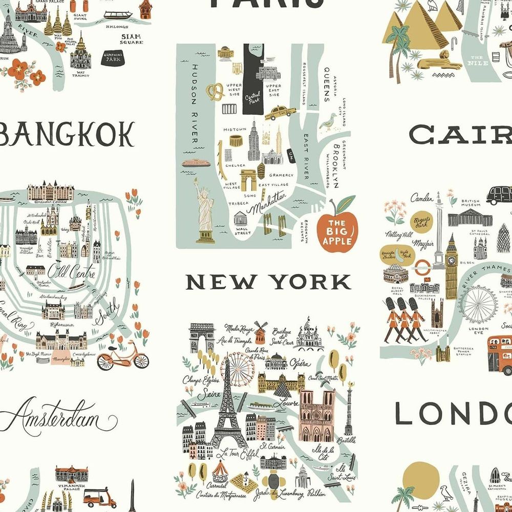 Wallpaper - City Maps Wallpaper - ETOFFE.COM
