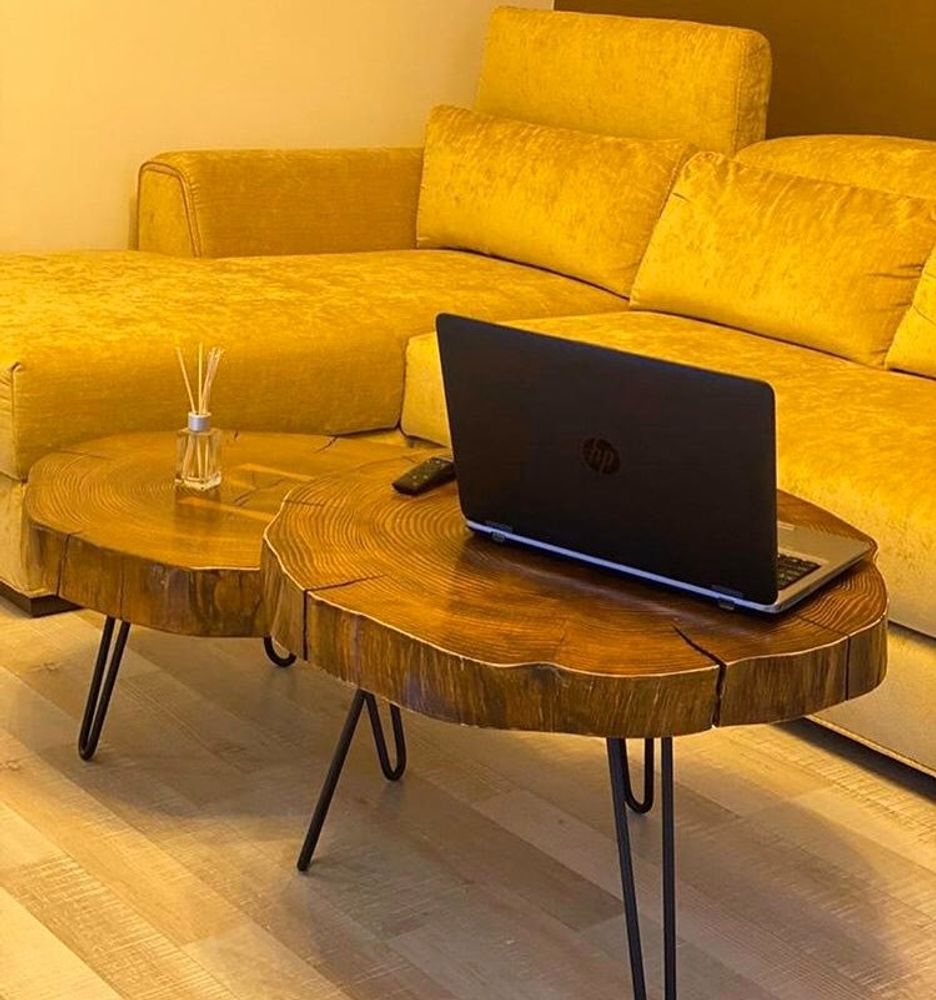 Unique pieces - Solid Wood Coffee Table Set - MASIV_WOOD