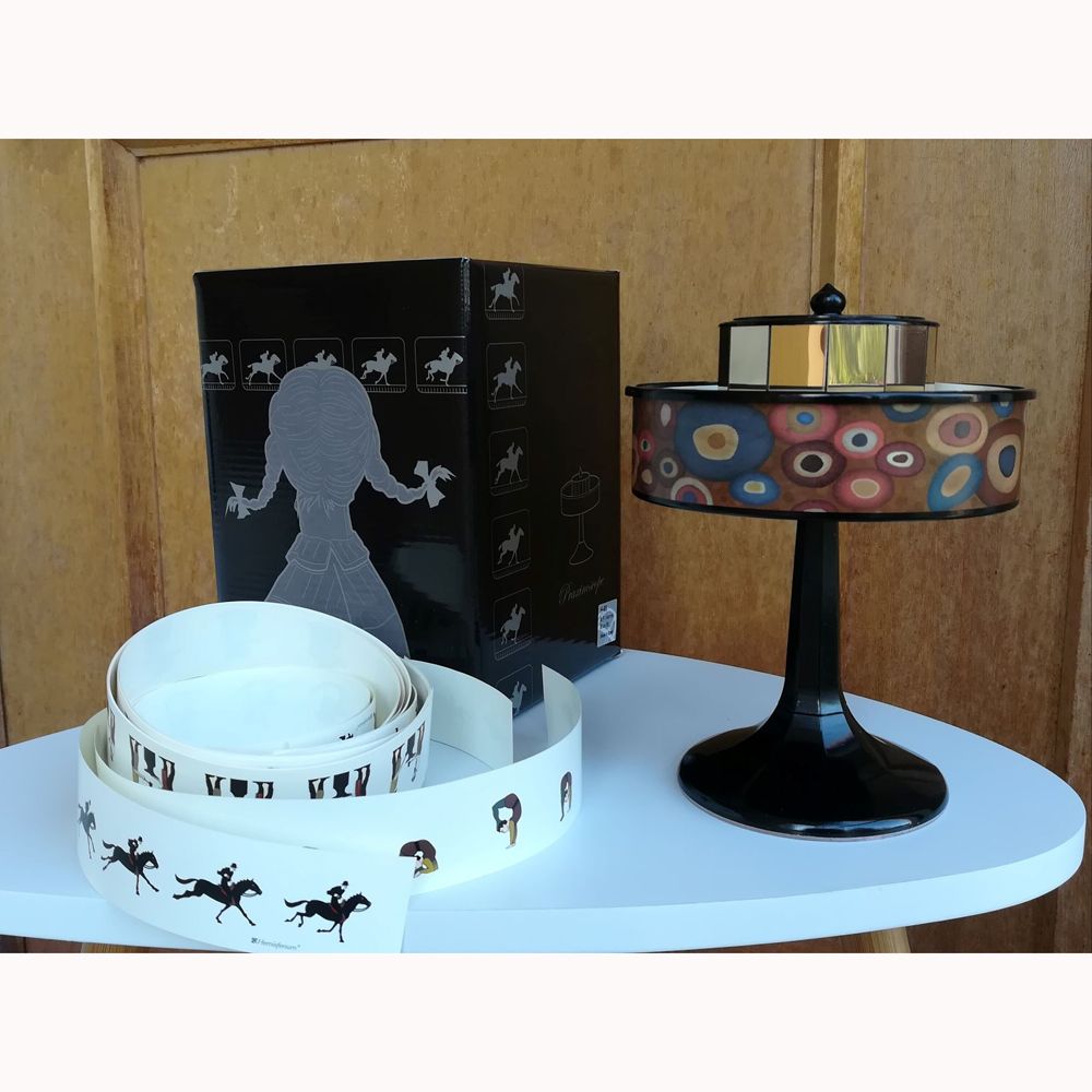 Cadeaux - Praxinoscope Miniature « Vienne » Brun. Base noire - HEMISFERIUM